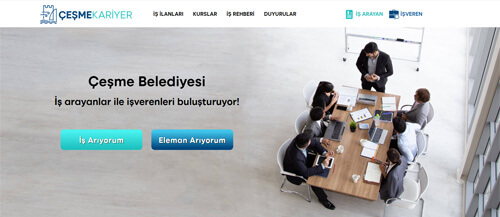 Career Portal of Çeşme Municipality